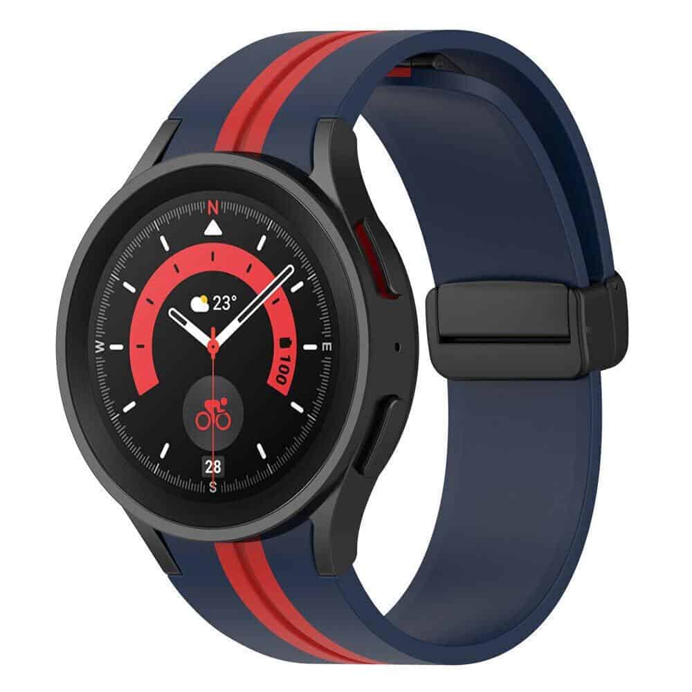 Magnetic D-Buckle Sports Wristband For Samsung Galaxy Watch 3 4MM Gear S3 Loop Strap
