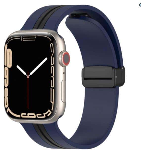 Magnetic D-Buckle Sports Wristband For Samsung Galaxy Watch 3 4MM Gear S3 Loop Strap