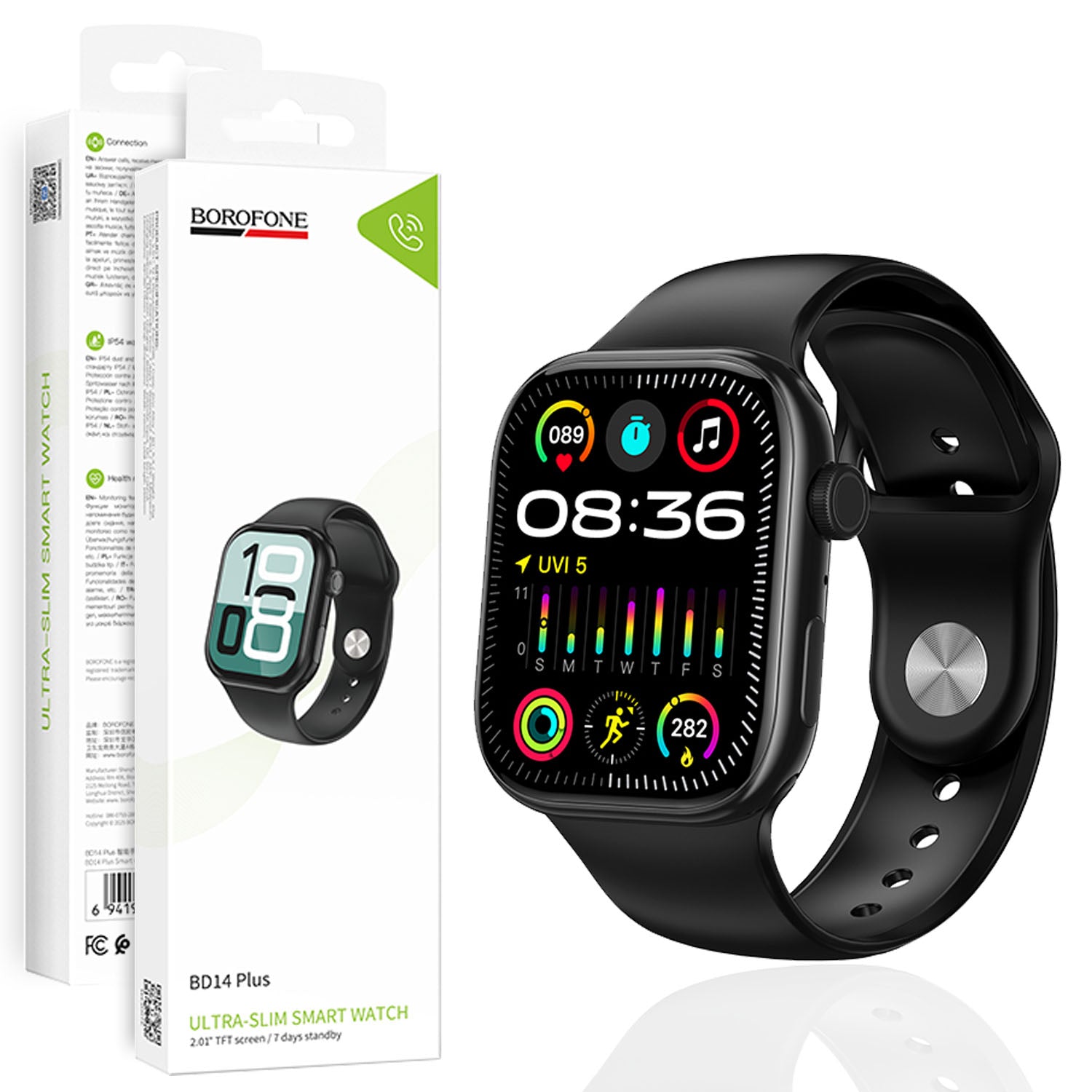Borofone BD14 Plus Sports Smart Watch (call version)
