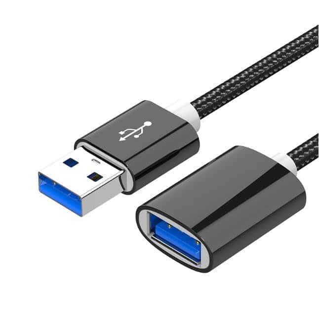 USB 3.0 Male to Female Extension Cable High-Speed Data Transfer For Webcam, USB Keyboard, Mouse, Flash Drive, Hard Drive, VR, Xbox