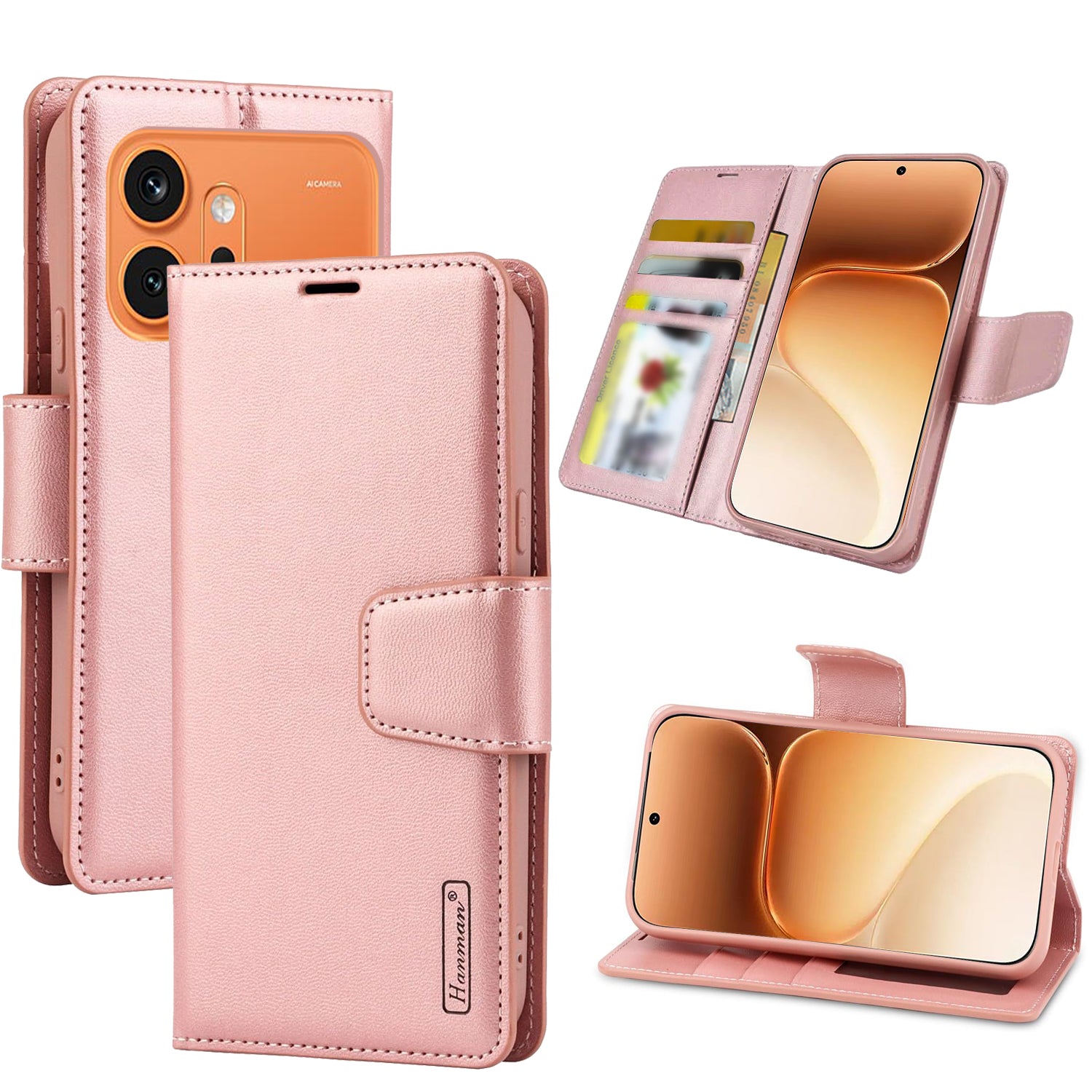 For Honor Genuine Hanman Wallet Leather Flip Case Cover All Models