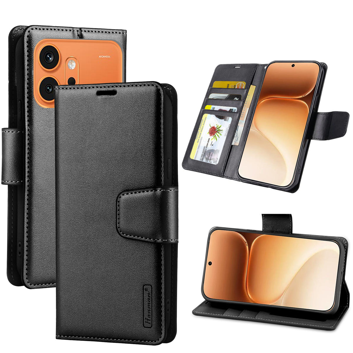For Honor Genuine Hanman Wallet Leather Flip Case Cover All Models