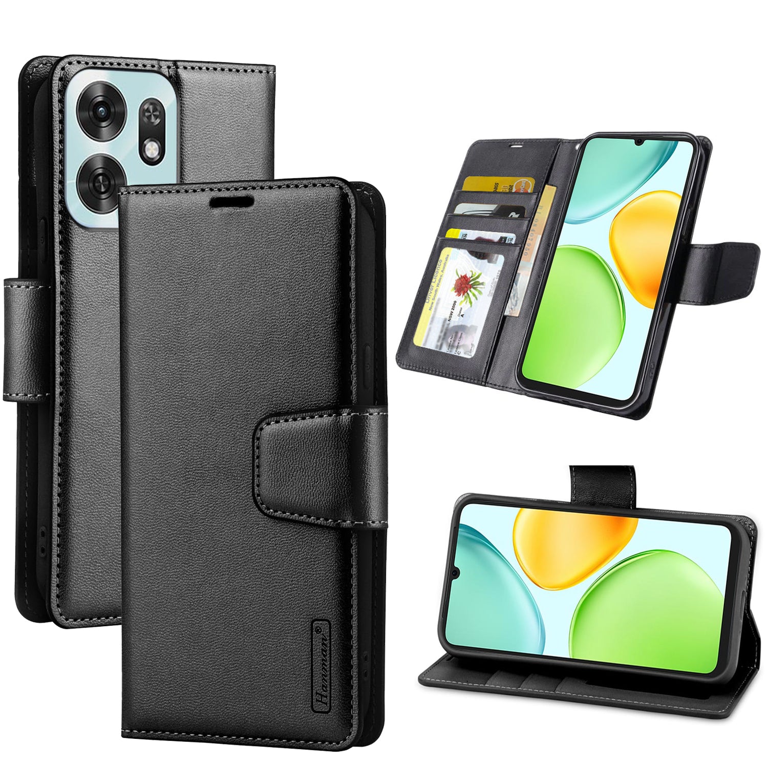 For Honor Genuine Hanman Wallet Leather Flip Case Cover All Models