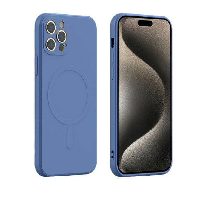 For Apple iPhone 16 | 15 | 14 | 13 | 12 | 11 Series MagSafe Magnetic Silicone Silky Soft Touch Full Protective Anti Scratch Case Cover