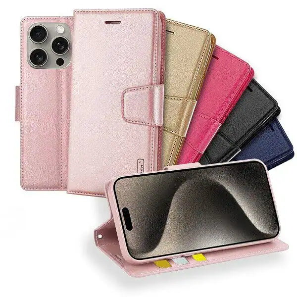 Hanman Wallet Leather Flip Case Cover For Apple iPhone All Models