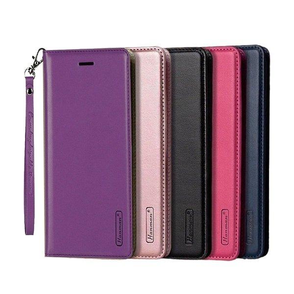 For Apple iPhone Hanman Leather Wallet Case Flip Card Holder Slots Magnetic Shockproof Cover