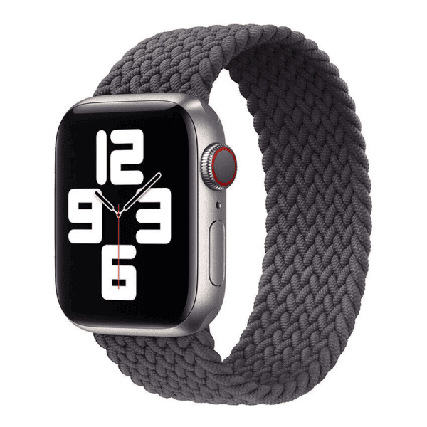 For Apple iWatch Stretchy Braided Loop 38/ 40/ 41/ 42/ 44/ 45/ 49mm Nylon Fabric Strap Wristband