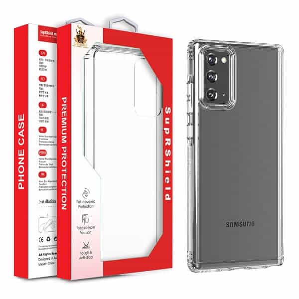 For Galaxy Note 8 9 10 Plus 20 Ultra Slim With 4 Corners Hard Back Soft Bumper Cover