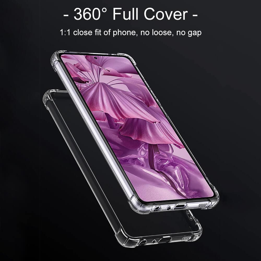 For HMD Clear Case Shockproof Tough Gel Clear Transparent Air Cushion Cover