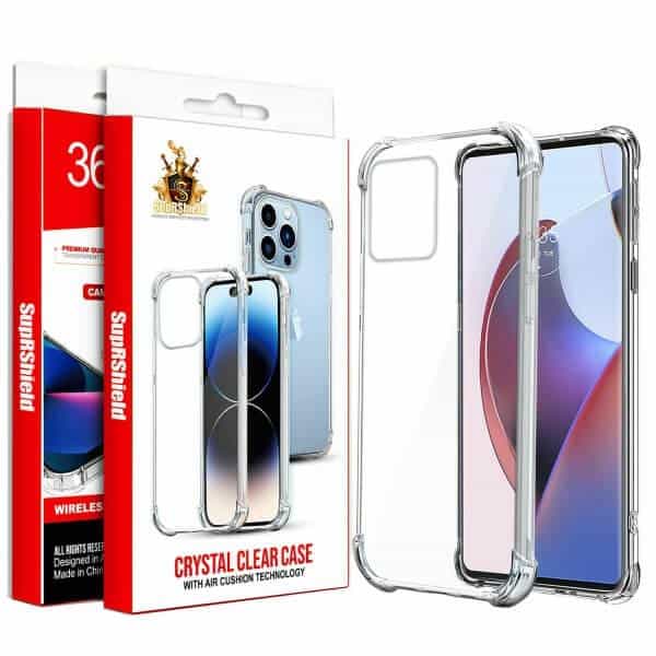 For Motorola Moto Edge 30 Ultra SupRShield Heavy Clear Case Shockproof Duty Soft Tough Gel Transparent Air Cushion Bumper Phone Back Cover