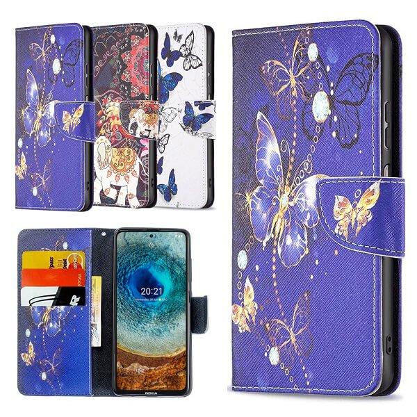 For Nokia Wallet Case Flip Leather Card Slots Magnetic Stand Cover