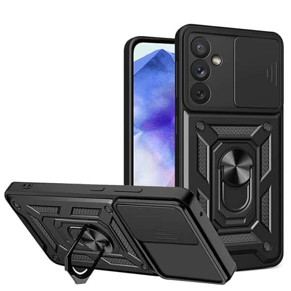 For Samsung Galaxy Magnetic Ring Rugged Shockproof Case Heavy Duty Protective Back Cover