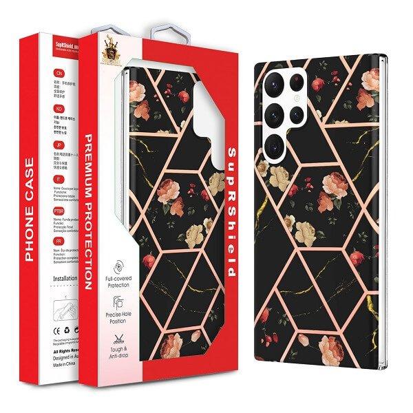 For Samsung Galaxy S Series Case Hard back Marble Pattern Slim Design Enhanced Camera and Screen Protection Girls and Women Cover