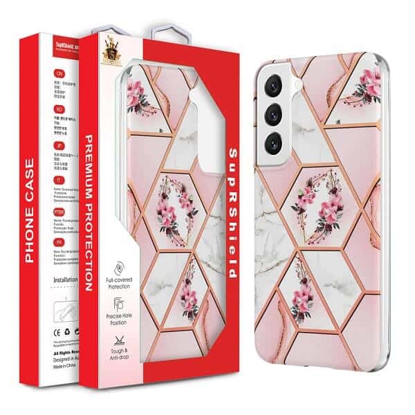For Samsung Galaxy S Series Case Hard back Marble Pattern Slim Design Enhanced Camera and Screen Protection Girls and Women Cover