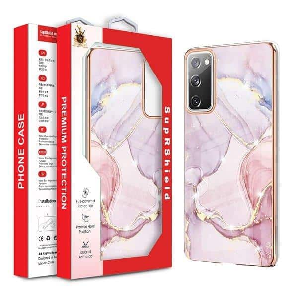 For Samsung Galaxy S Series Case Hard back Marble Pattern Slim Design Enhanced Camera and Screen Protection Girls and Women Cover