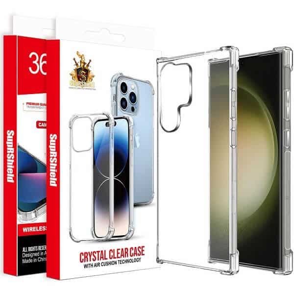For Samsung Galaxy S Series Clear Case Shockproof Tough Gel Clear Transparent Air Cushion Cover