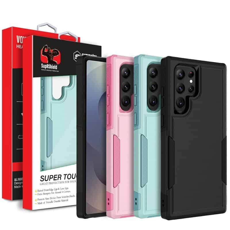 For Samsung Galaxy S Series 3in1 Case Drop Resistant Defender Tradies Hybrid Armor Heavy Duty Rugged Shockproof Tough Cover
