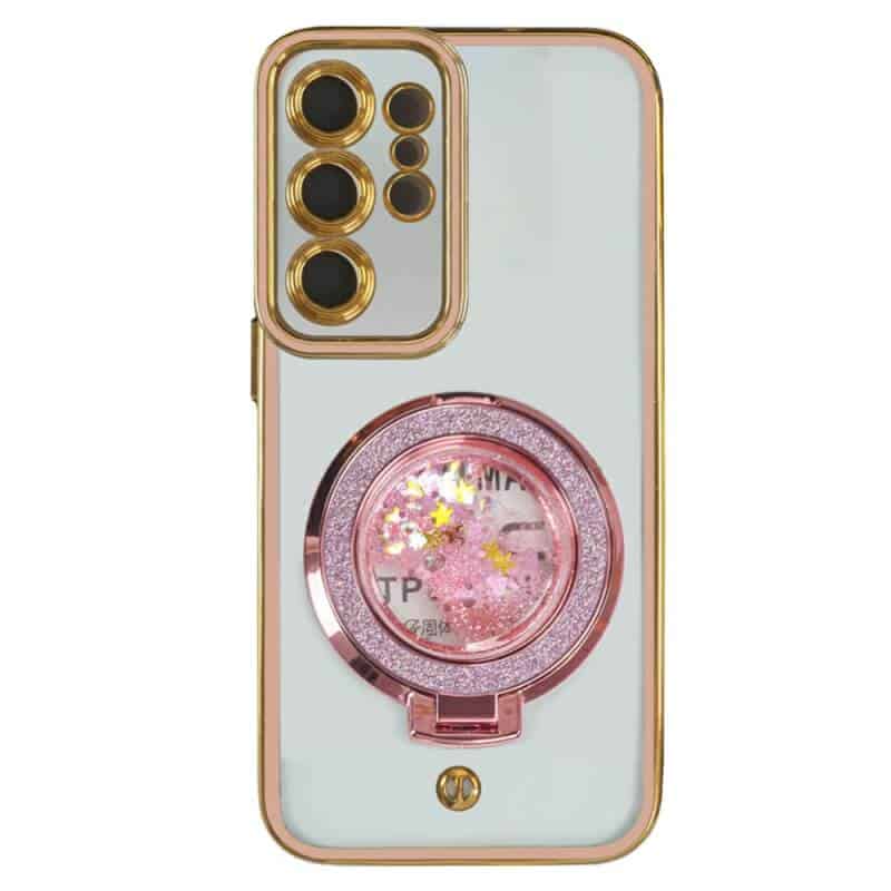 For Samsung Galaxy S25, S25+S25 Plus & S25 Ultra Glitter Stand Case Shockproof Case Heavy Duty Protective Back Cover