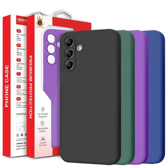 For Samsung Galaxy Silicone Silky Soft Touch Full Protective Anti Scratch Cover with Microfiber Lining Back Case