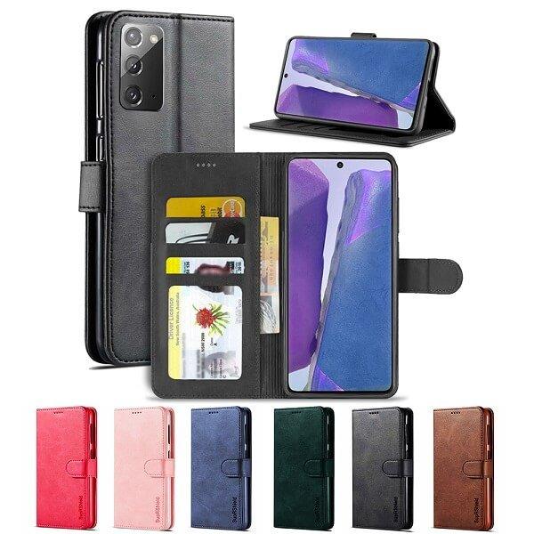 For Samsung Galaxy SupRShield Wallet Flip Case Leather Card Slots Cover