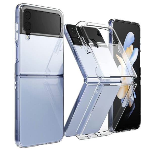 Samsung Galaxy Z Flip 4 5G Crystal Clear Gel Case Shockproof Tough Gel Clear Transparent Air Cushion Cover