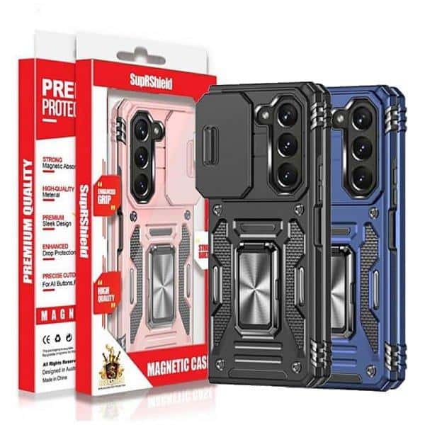For Samsung Galaxy Z Fold 5 5G Magnetic Ring Rugged Shockproof Case Heavy Duty Protective Back Cover