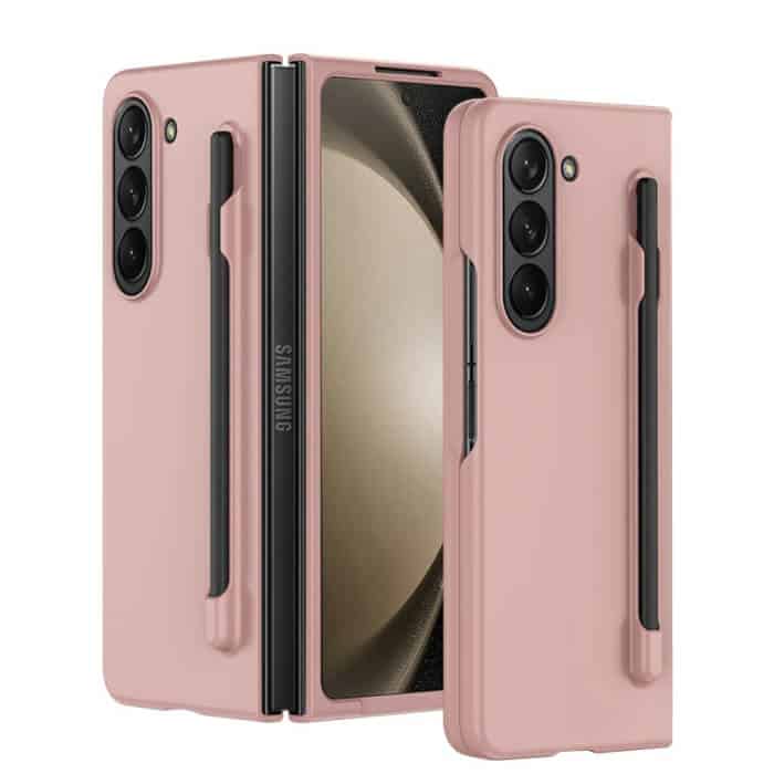 For Samsung Galaxy Z Fold 6 Case with S Pen Holder, with Hinge Protection [Front Built-in Screen Protector], Slim Hard PC Shockproof Phone Cover