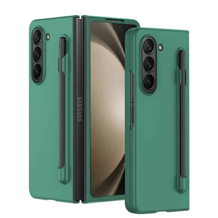 For Samsung Galaxy Z Fold 6 Case with S Pen Holder, with Hinge Protection [Front Built-in Screen Protector], Slim Hard PC Shockproof Phone Cover