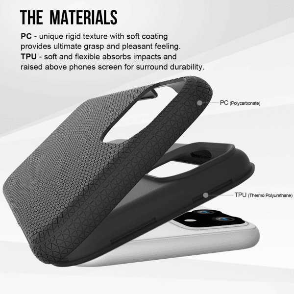 For iPhone Triangle Shockproof Case Heavy Duty Rugged Bumper Anti Knock Phone Back Cover