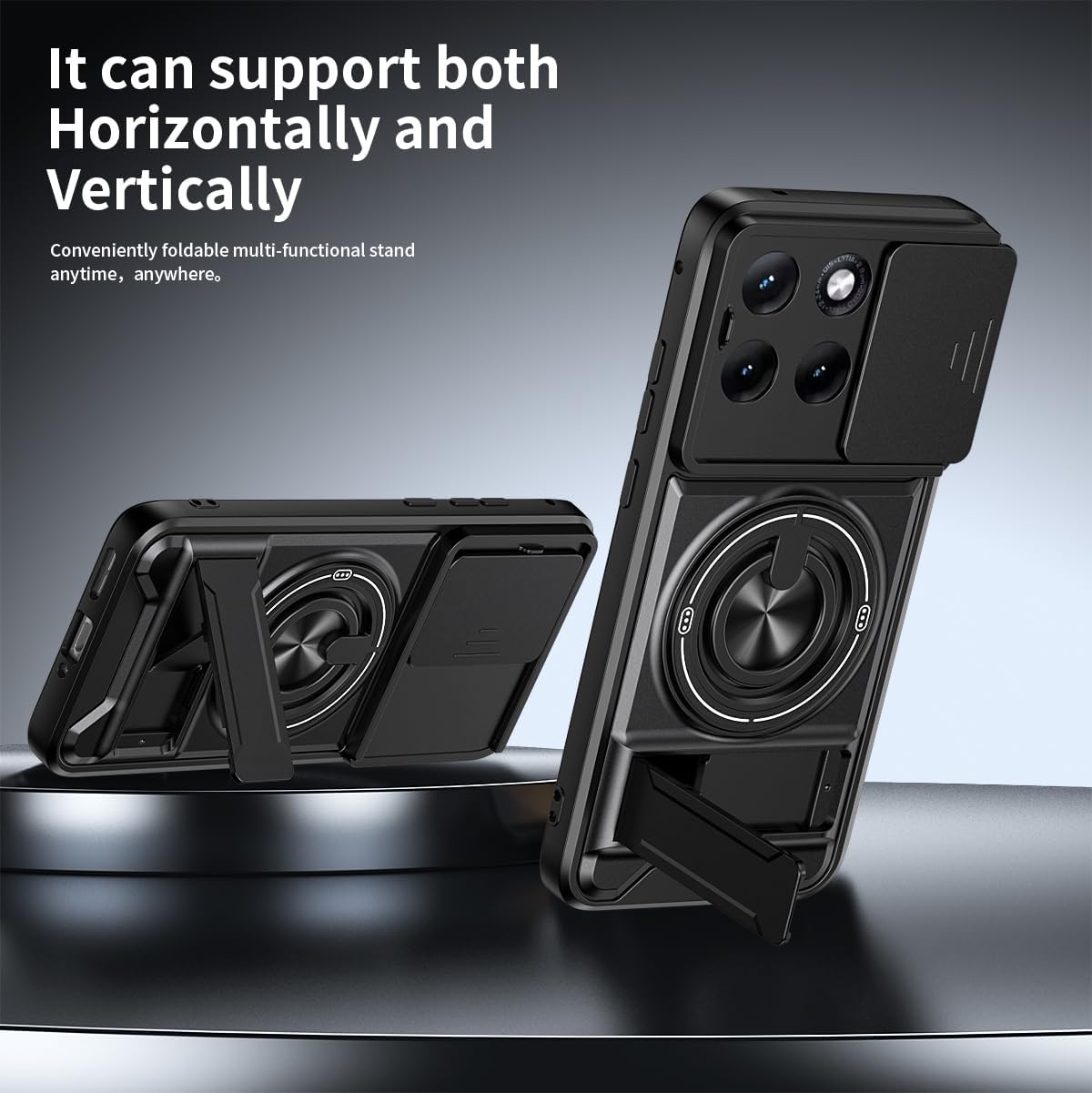For Motorola Moto Magnetic Ring Rugged Shockproof Case Heavy Duty Protective Back Cover
