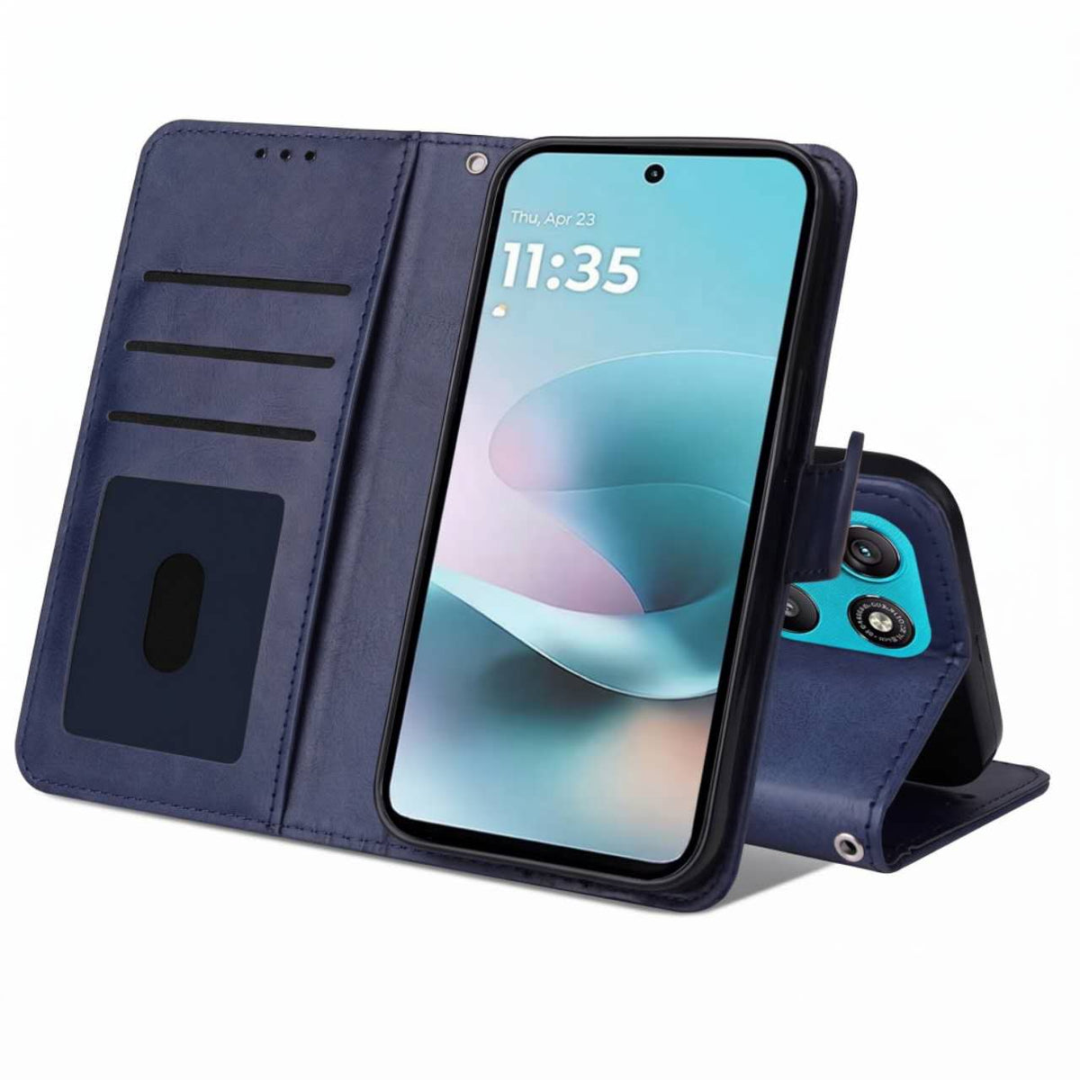 For Motorola Moto Wallet Leather Case Flip Leather Magnetic Stand Cover