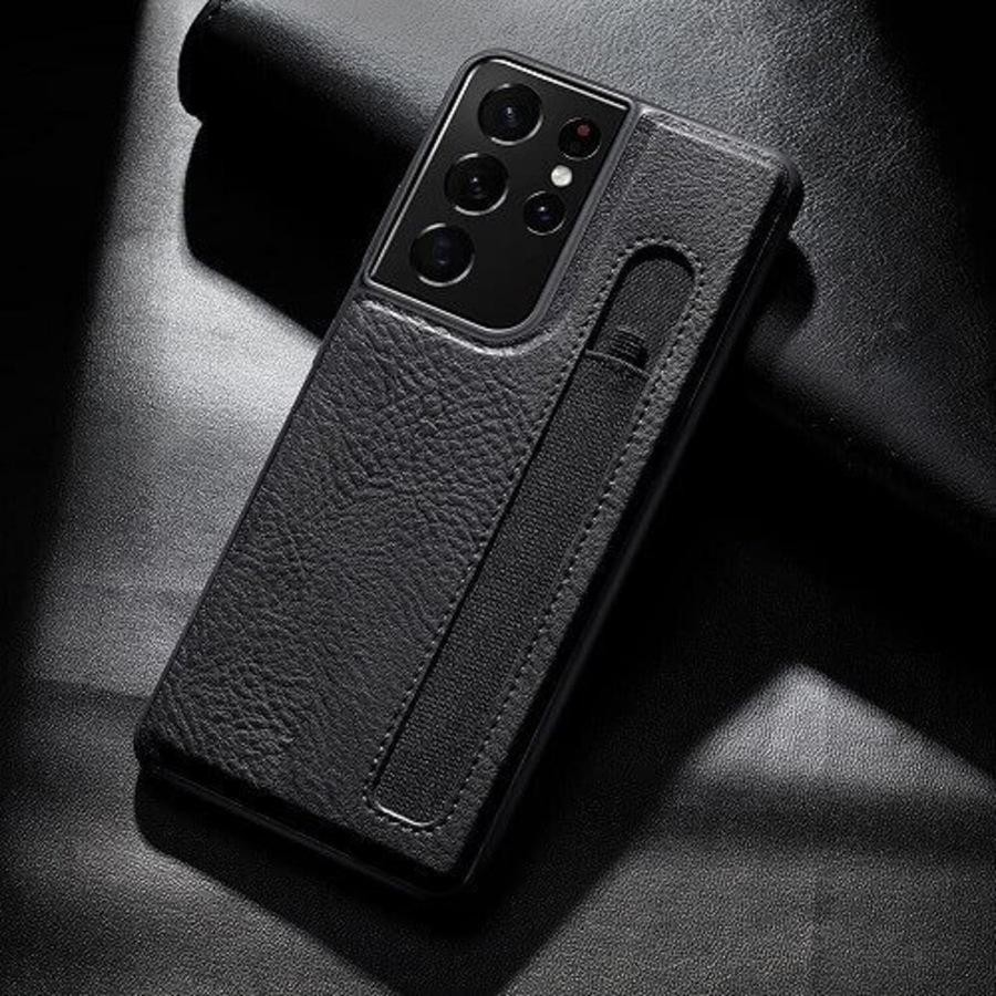 Nillkin For Samsung Galaxy S Series Phone Case with S Pen Holder, PU Leather Protective Case with Flip Cover and Kickstand