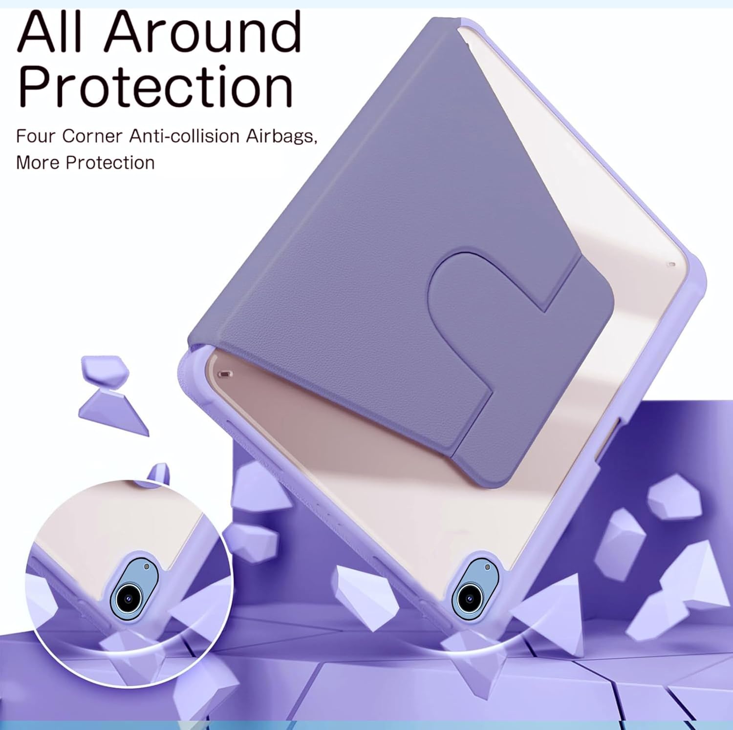 WITH PENCIL HOLDER Rotaing Folio Smart Leather Magnetic Stand Case Cover For Apple iPad 10th Gen / 11th Gen (A16) 2025