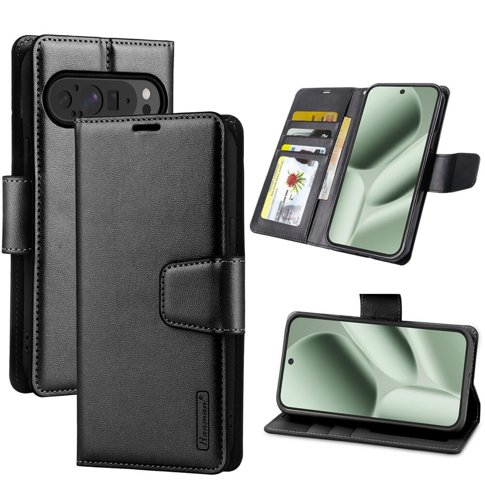 Hanman Wallet Leather Flip Case Cover For Google Pixel – OZ Cheap Deals