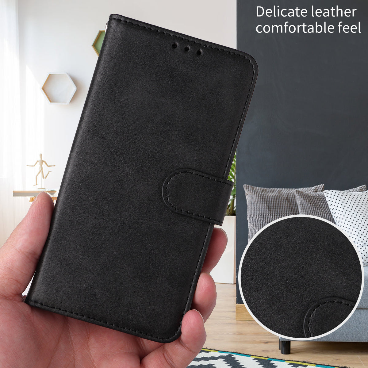 For Motorola Moto Wallet Leather Case Flip Leather Magnetic Stand Cover
