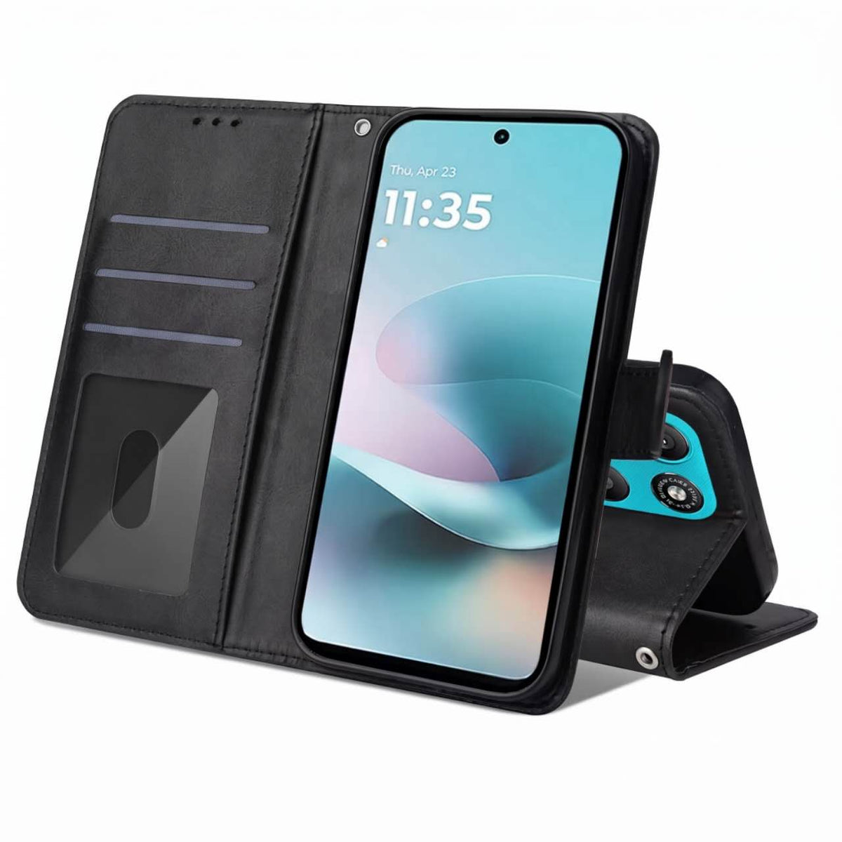 For Motorola Moto Wallet Leather Case Flip Leather Magnetic Stand Cover