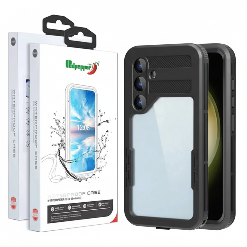 Redpepper For Apple iPhone & Samsung Galaxy S Series [MagSafe Compatible] Waterproof Case Built-in Screen & Camera Lens Protector Cover