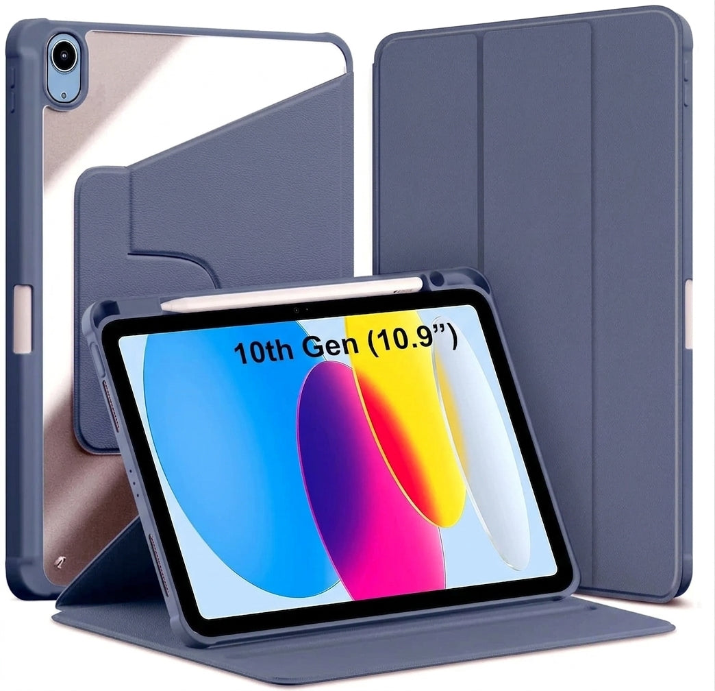 WITH PENCIL HOLDER Rotaing Folio Smart Leather Magnetic Stand Case Cover For Apple iPad 10th Gen / 11th Gen (A16) 2025
