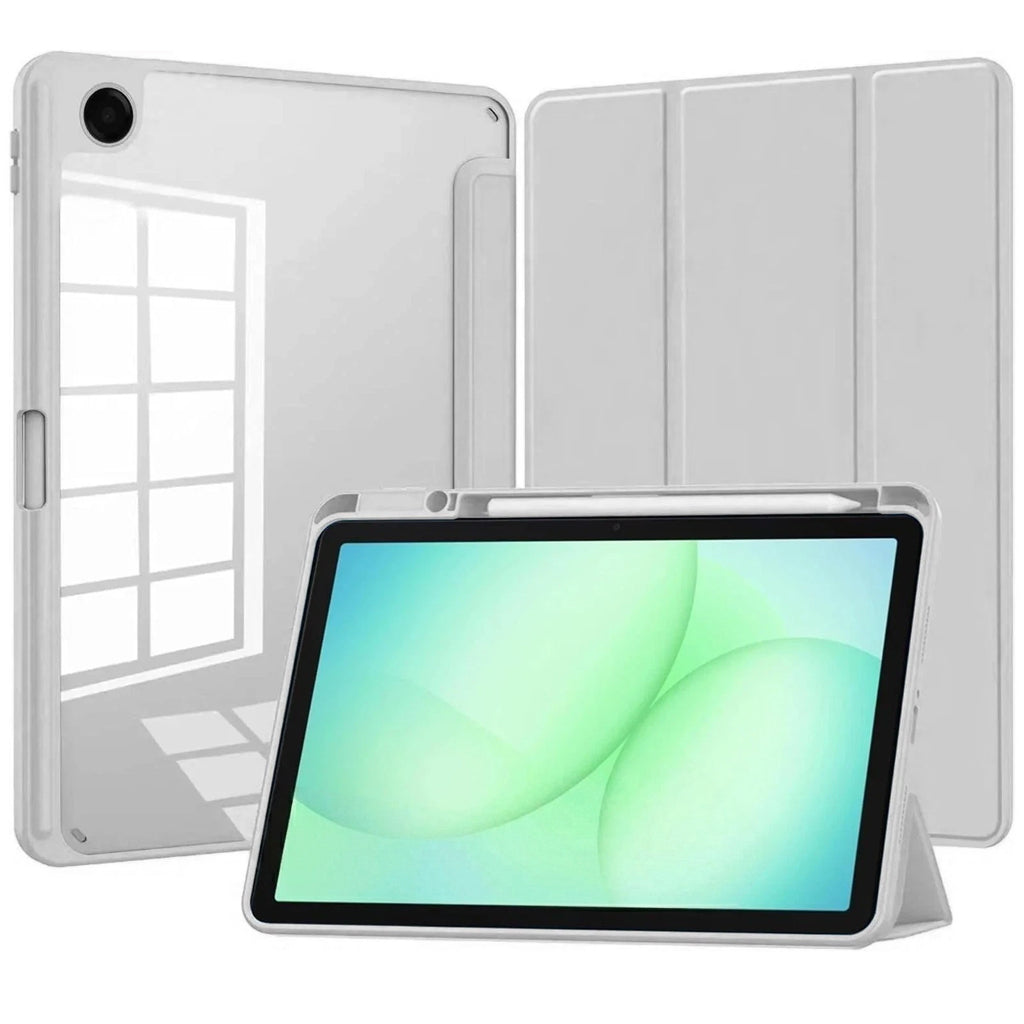 WITH PENCIL HOLDER Folio Smart Leather Magnetic Stand Case Cover For Samsung Galaxy Tab A11+ Plus / A9+ Plus