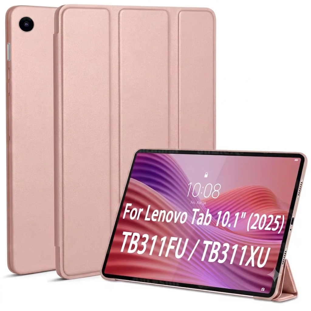 For Lenovo Tab 10.1 inch TB311FU TB311XU 2025 Smart Folio Leather Rotate Stand Case Cover