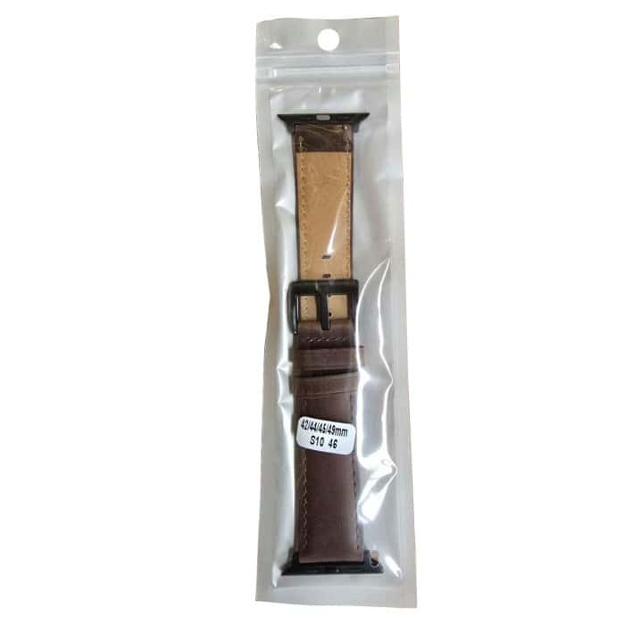 Genuine Leather Wristband For Apple Watch Series 10 /9 /8 /7 /SE /6 /5 /4 /3 /2 /1 Ultra 2 38 /40 /41 /42 /44 /45 /46 /49mm