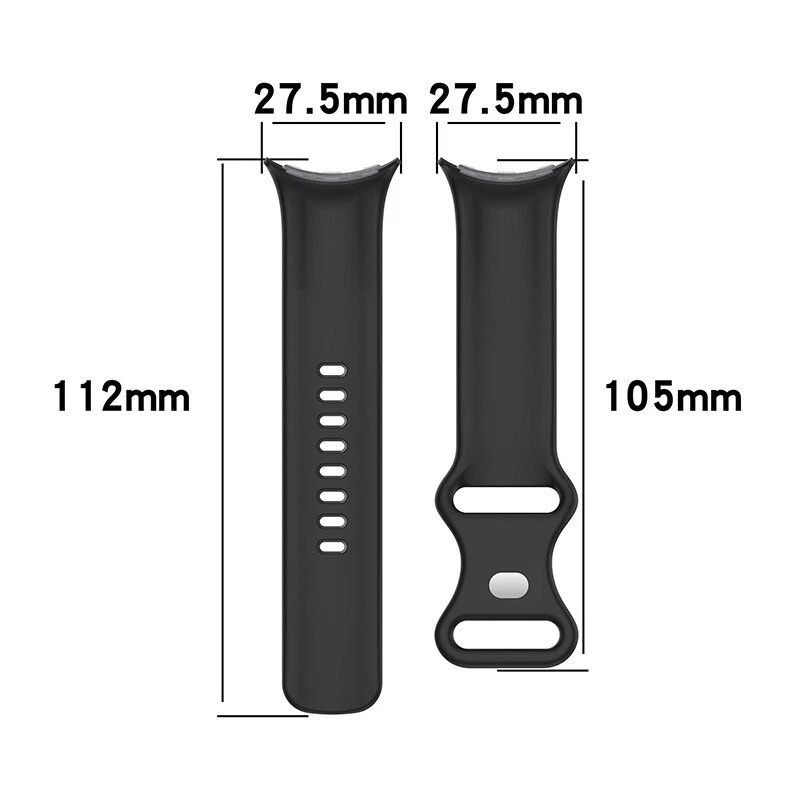 For Google Pixel Watch 4 41MM/ 45MM Replacement Strap Band Soft Silicone Sport Watch Band