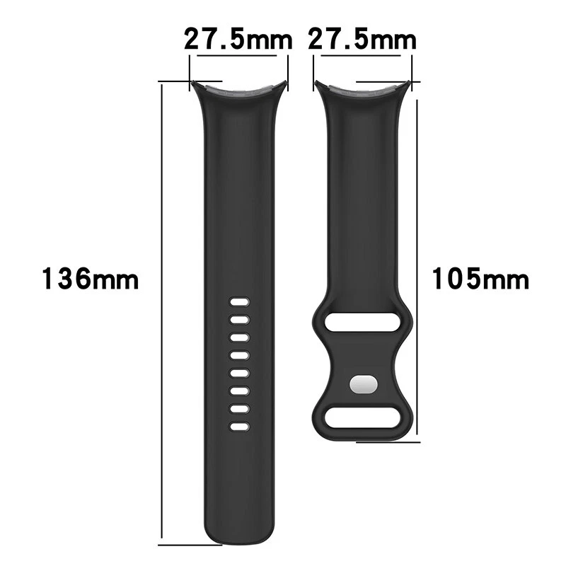 For Google Pixel Watch 4 41MM/ 45MM Replacement Strap Band Soft Silicone Sport Watch Band