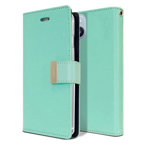 Goospery For Apple iPhone Rich Diary Wallet Flip Case Leather Card Slots Magnetic Cover
