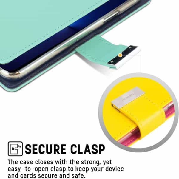Goospery For Apple iPhone Rich Diary Wallet Flip Case Leather Card Slots Magnetic Cover