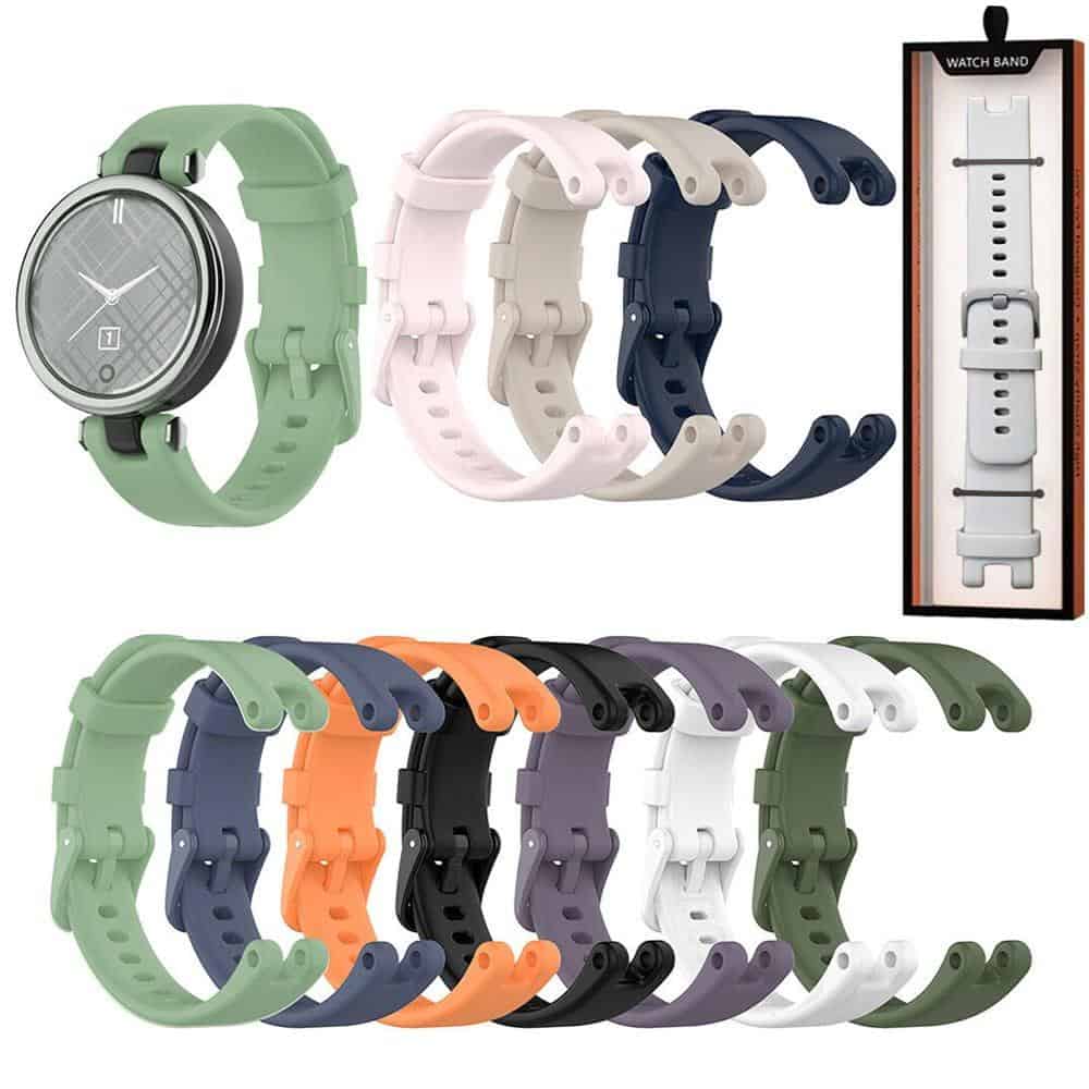 For Garmin Lily Silicone Wristband Adjustable Replacement Rubber Watch Band Kit