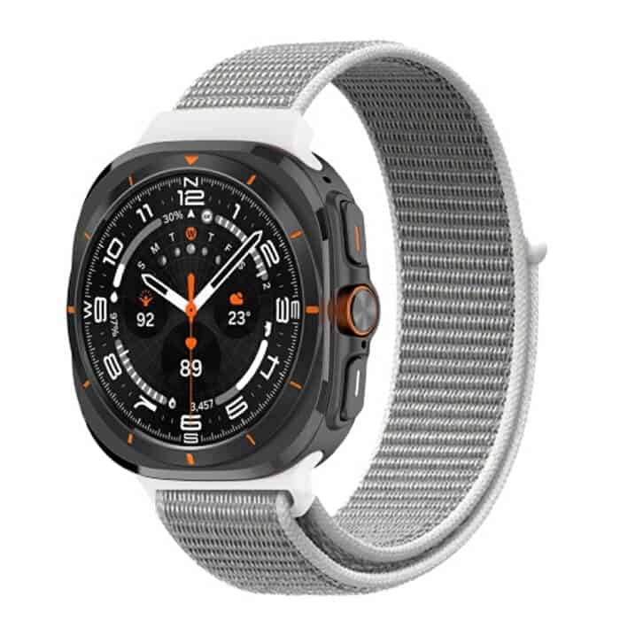 For Samsung Galaxy Watch 8 40MM 44MM / Ultra 47mm 2024 2025 Nylon Webbing Strap Watchband