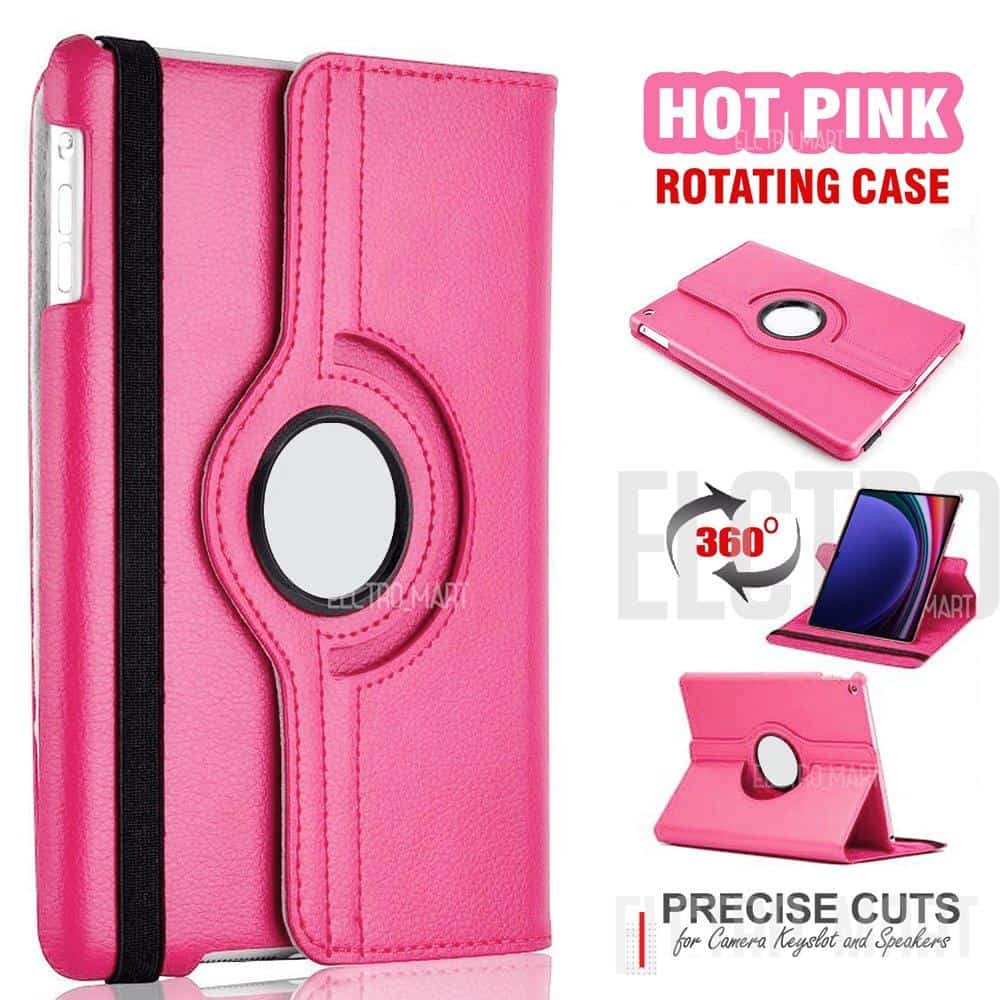 360 Degree Rotating Stand Flip Leather Case Cover for All Samsung Galaxy TAB Models