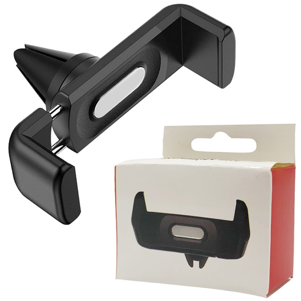 Universal 360° Rotating Air Vent Bracket Car Mobile Phone Holder For GPS Mount Cradle (Black)