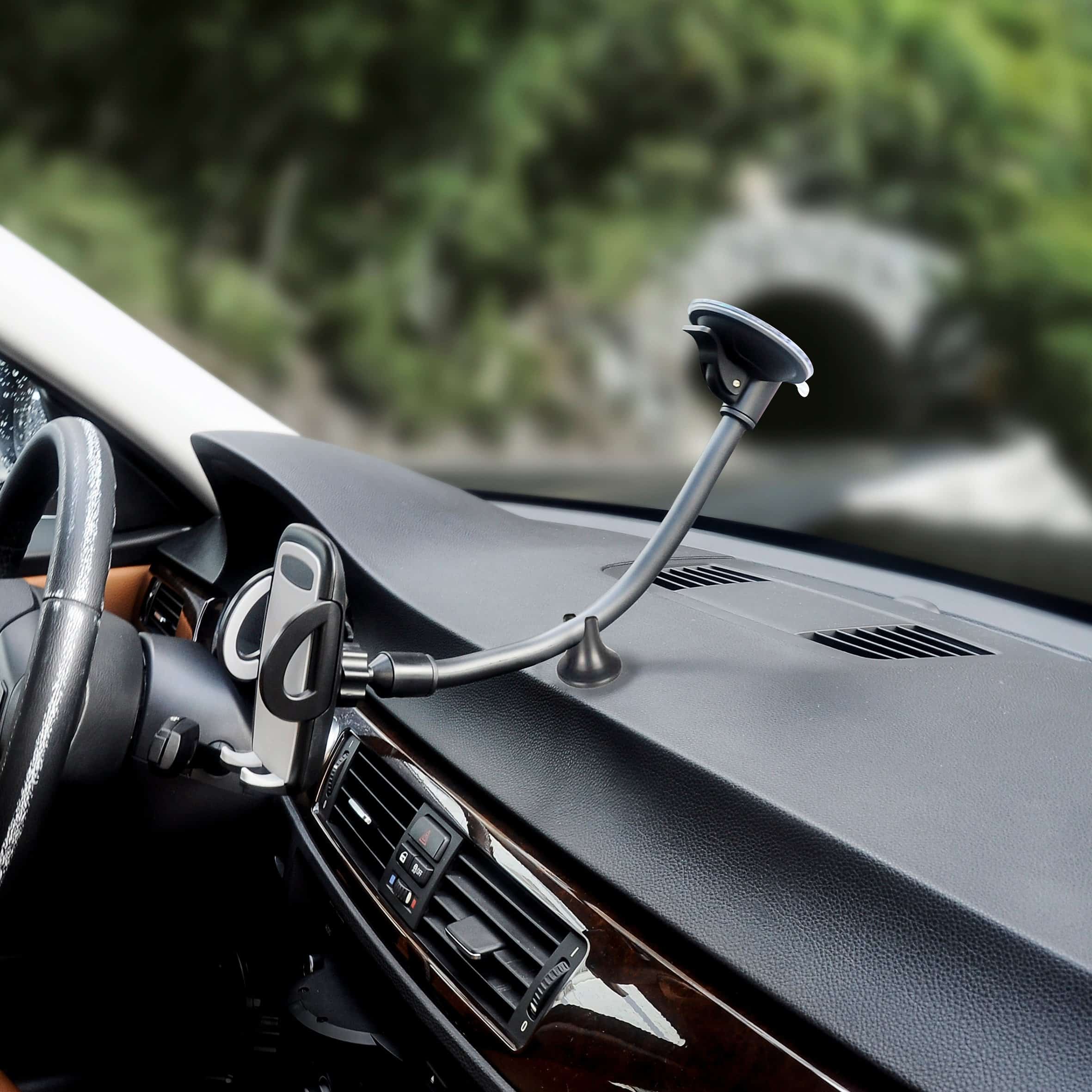 Windshield /Dashboard /Air vent Car Cell Mobile Phone Holder With Long Arm Mount for GPS iPhone Samsung Nokia Google Motorola Universal